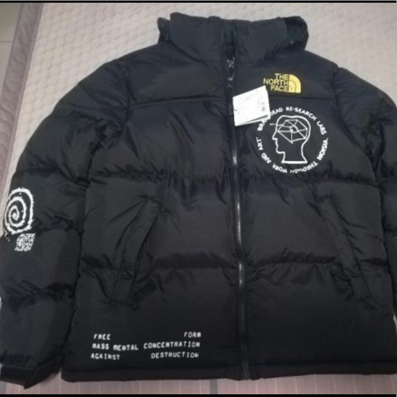 The North Face X Braindead Nuptse Puffer Jacket - Picture 7 of 12